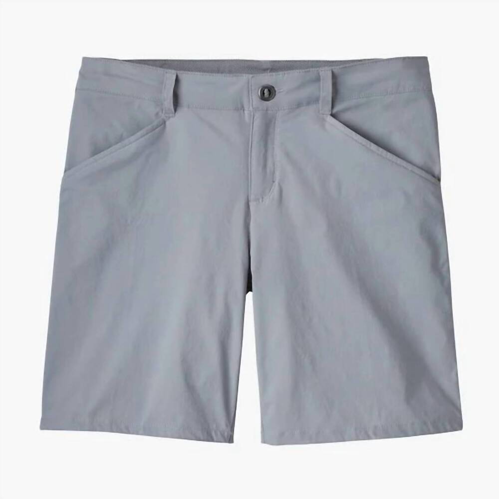 NEW PATAGONIA women's quandary shorts in salt grey